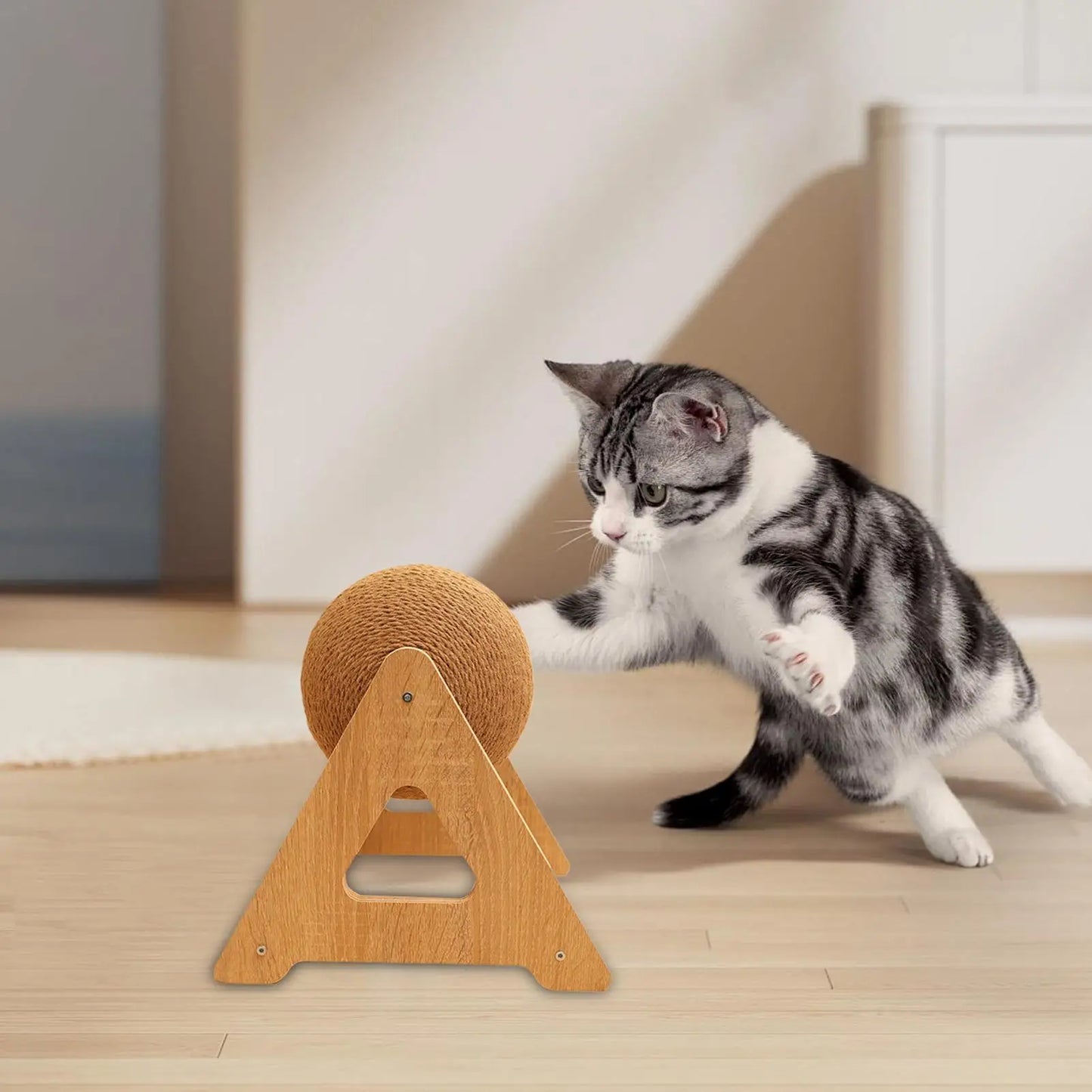 "Cat Scratching Ball Toy"