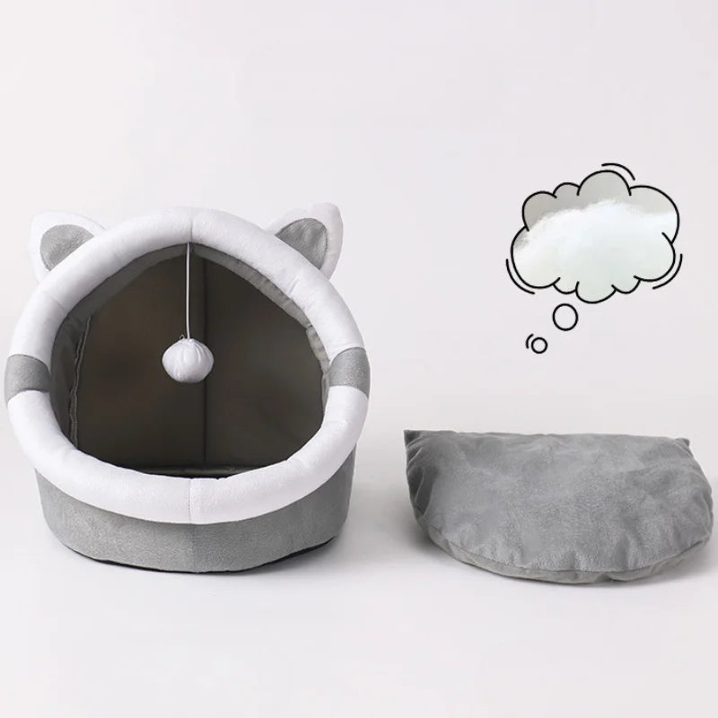 All-Season Semi-Enclosed Cat House & Dog Kennel