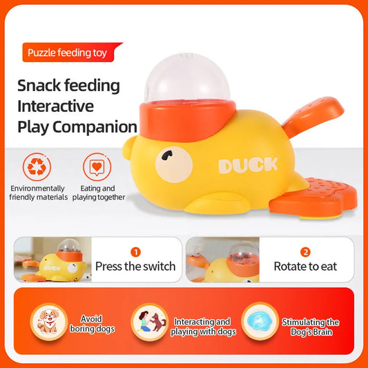 Yellow Duck Smart Pet Feeder