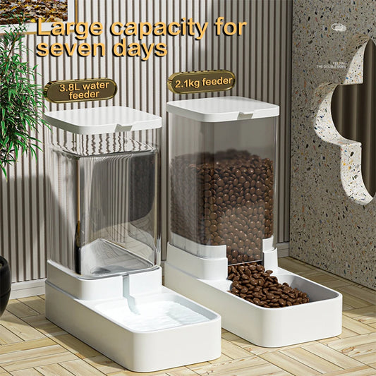 Automatic Cat & Dog Feeder and Water Dispenser
