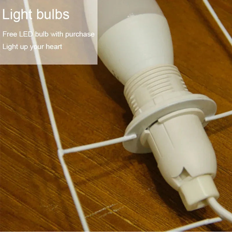 Japanese LED Rice Paper Table Lamp – Creative Zen Decor Light