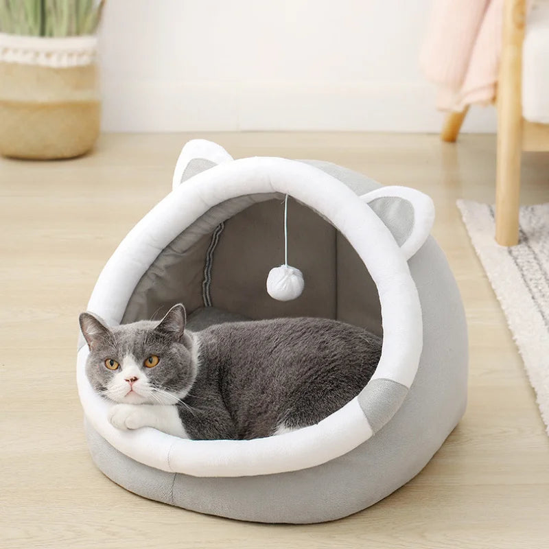 All-Season Semi-Enclosed Cat House & Dog Kennel