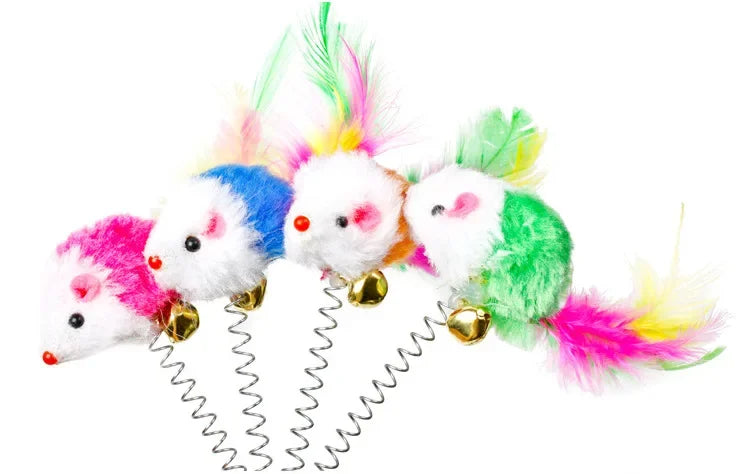 Feather Teaser Cat Toy Wand