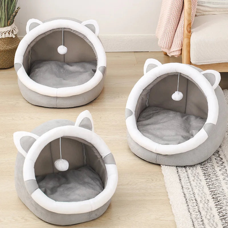 All-Season Semi-Enclosed Cat House & Dog Kennel