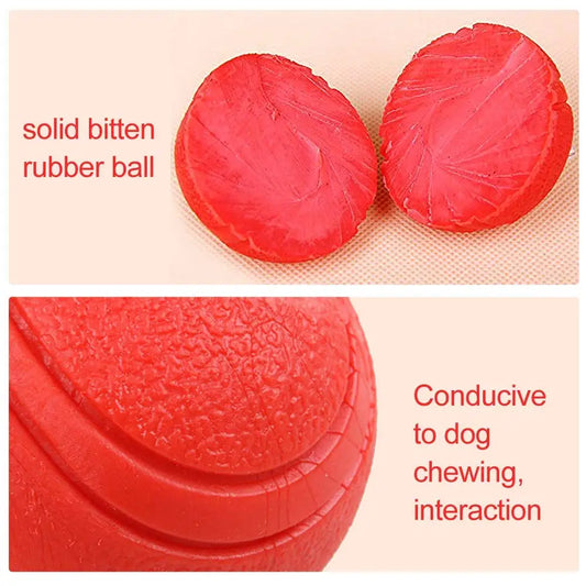 HOOPET Rubber Dog Toy Ball ‑ Bite‑Resistant
