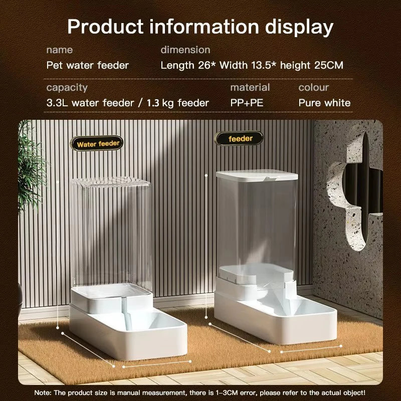 Automatic Cat & Dog Feeder and Water Dispenser