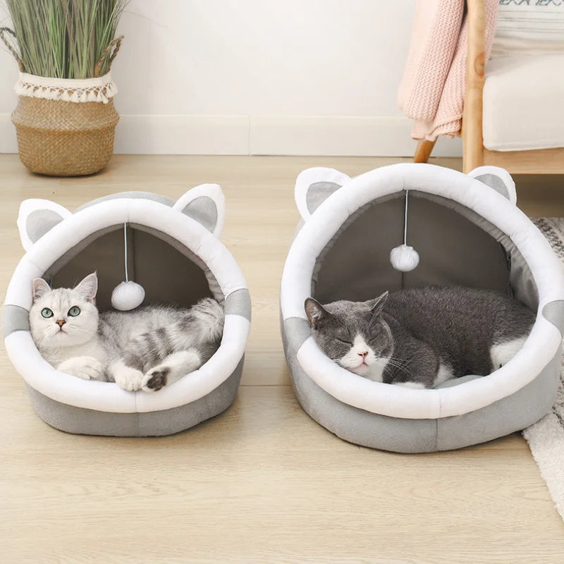 All-Season Semi-Enclosed Cat House & Dog Kennel