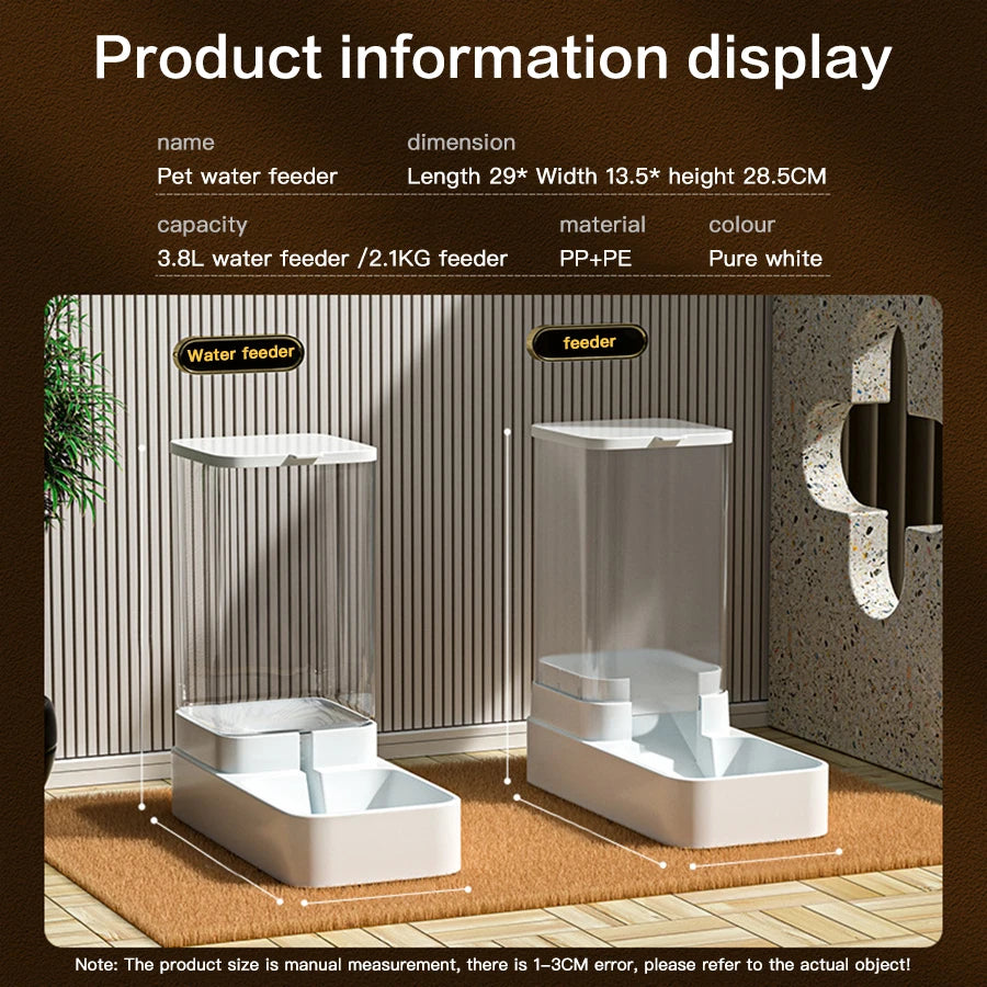 Automatic Cat & Dog Feeder and Water Dispenser