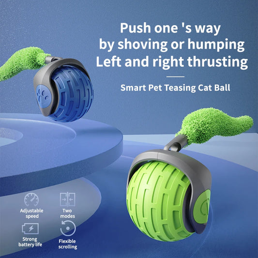 Automatic Rolling Cat Toy Ball