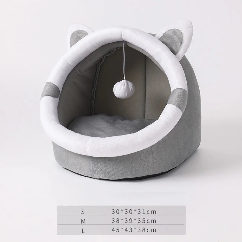 All-Season Semi-Enclosed Cat House & Dog Kennel