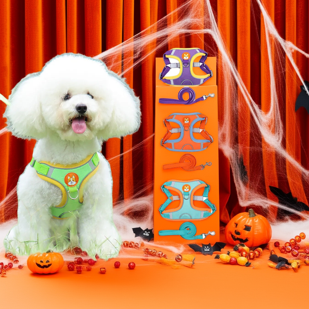 Adjustable Dog Harness & Leash Set