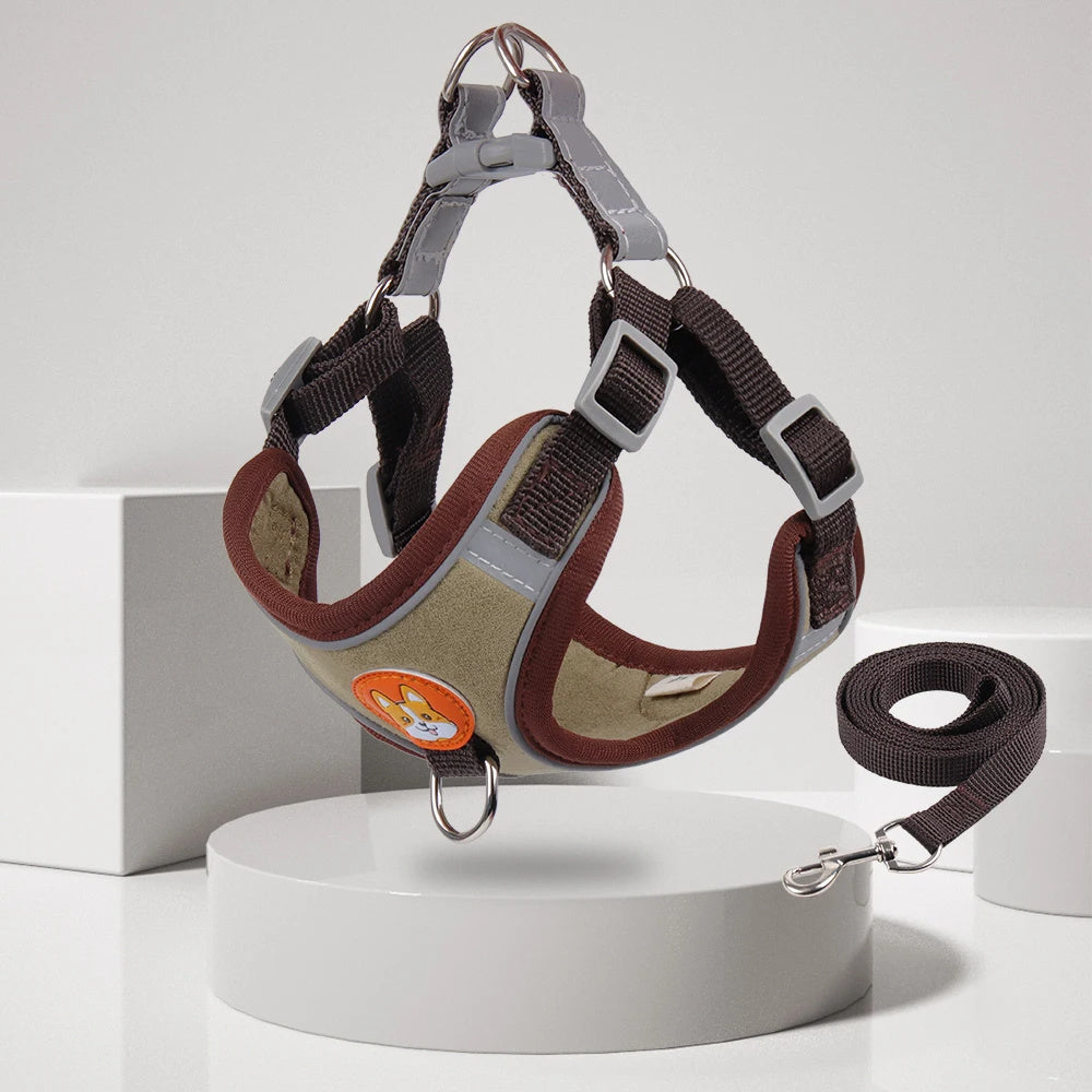 Adjustable Dog Harness & Leash Set