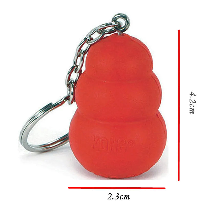 Classic KONG Natural Rubber Key Ring (Not for Pets)