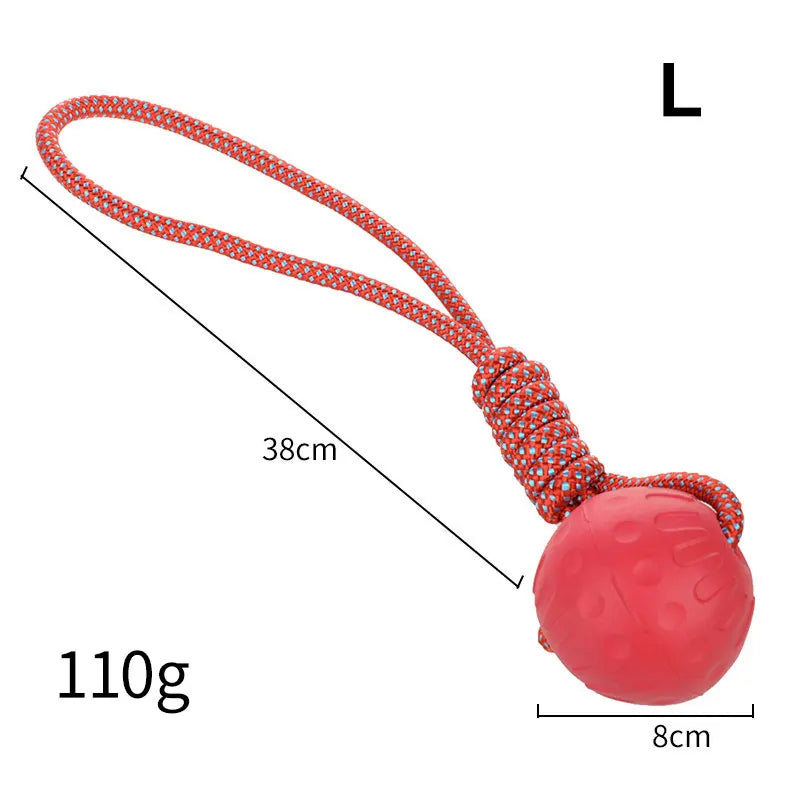 HOOPET Rubber Dog Toy Ball ‑ Bite‑Resistant