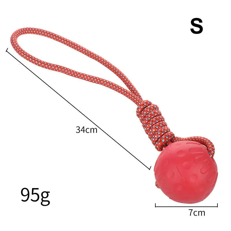 HOOPET Rubber Dog Toy Ball ‑ Bite‑Resistant
