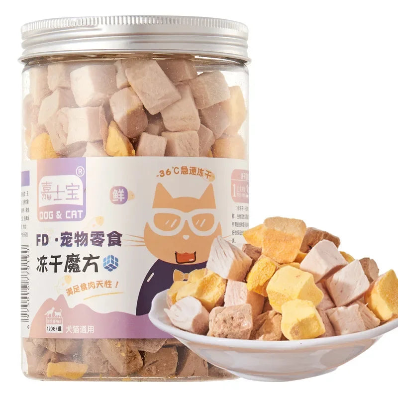 Freeze-Dried Pet Snacks – Chicken, Duck, Beef & Fish