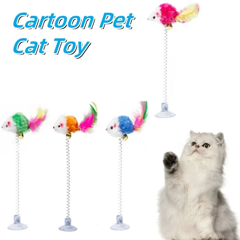 Feather Teaser Cat Toy Wand