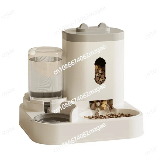 Automatic Cat & Dog Feeder with Water Dispenser and Food Storage Bucket
