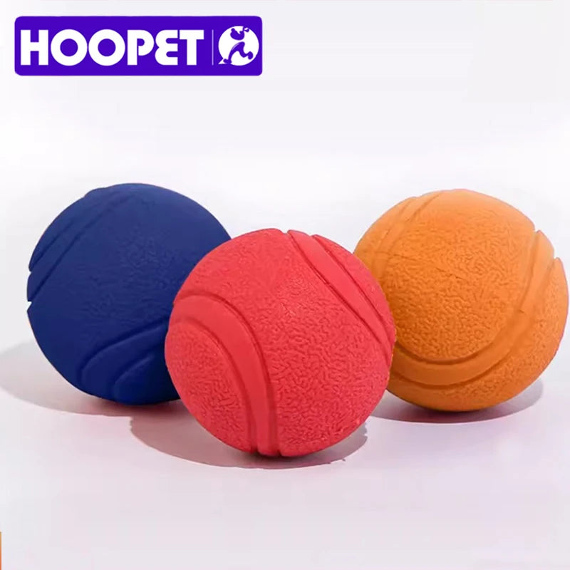 HOOPET Rubber Dog Toy Ball ‑ Bite‑Resistant