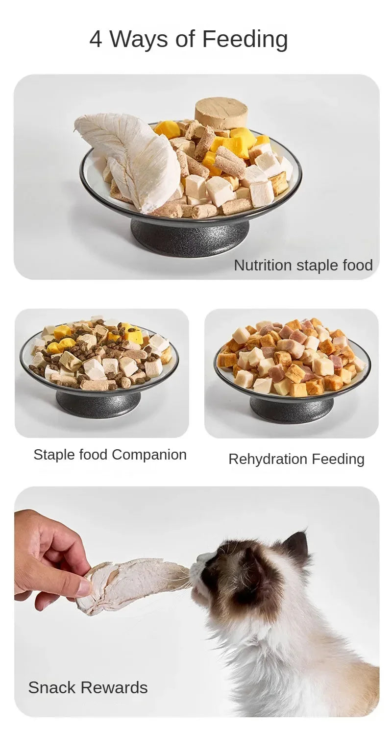 Freeze-Dried Pet Snacks – Chicken, Duck, Beef & Fish