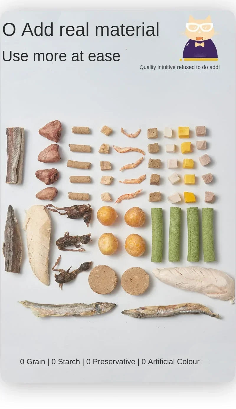 Freeze-Dried Pet Snacks – Chicken, Duck, Beef & Fish