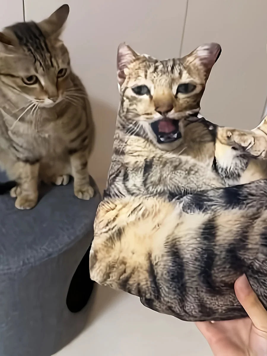 Custom Pet Pillow – Personalized 3D Portrait Plush