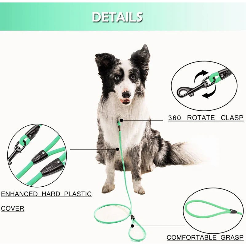 Waterproof Long Dog Training Leash – 5FT to 30FT