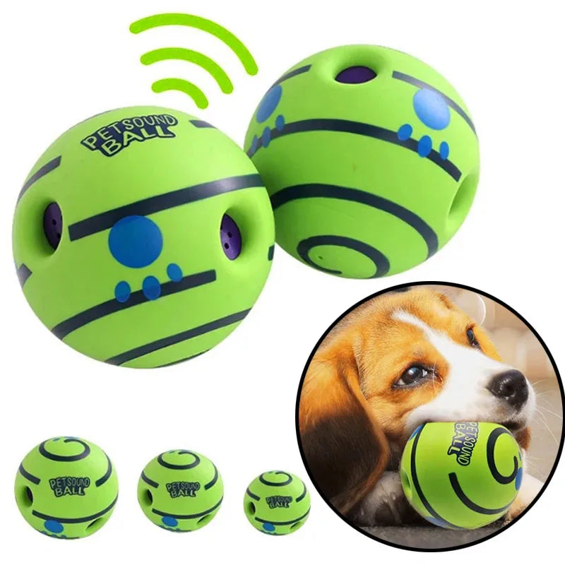 Super Sale Dog Toy Wobble Wag Giggle Ball Interactive Dog Attention Toy Fun Giggle Sounds When Rolled or Shaken Pets Know Best