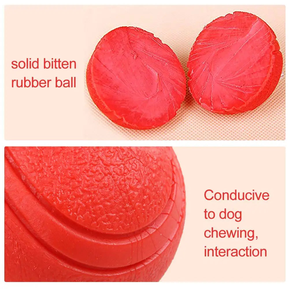 HOOPET Rubber Dog Toy Ball ‑ Bite‑Resistant