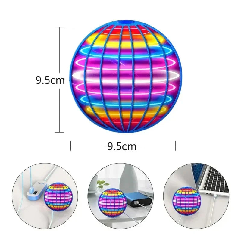 Flying LED Cosmic Globe Ball – Hand Controlled Toy