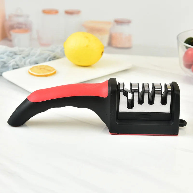 4-Segment Kitchen Knife Sharpener – Multi-Functional Handheld