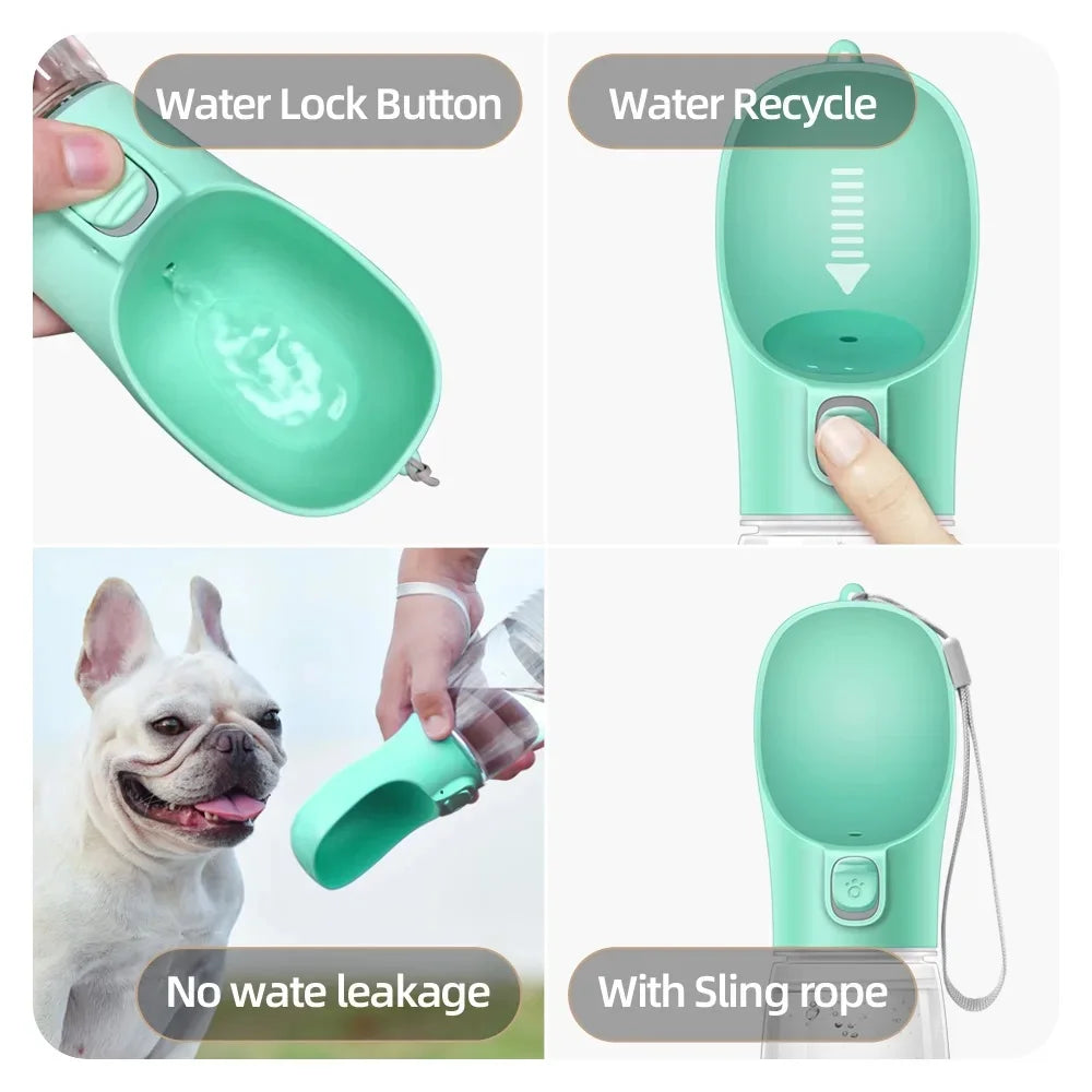 Portable Dog Water Bottle – Leak-Proof Pet Travel Cup for Dogs & Cats