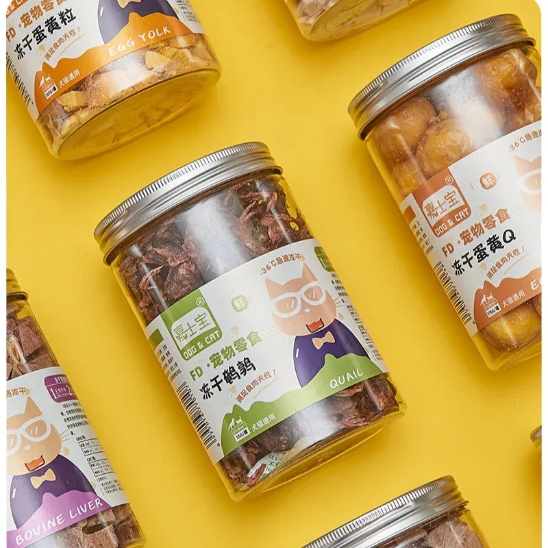 Freeze-Dried Pet Snacks – Chicken, Duck, Beef & Fish