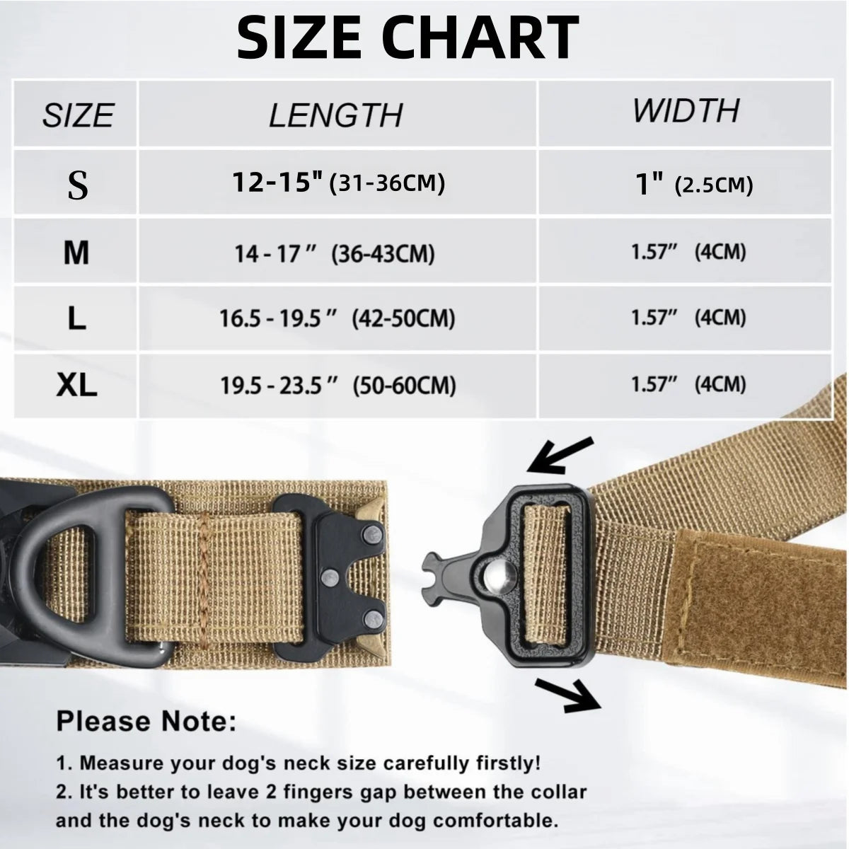 Adjustable Nylon AirTag Dog Collar – Metal Buckle