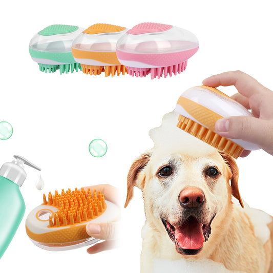 2-in-1 Pet Bath & Massage Brush